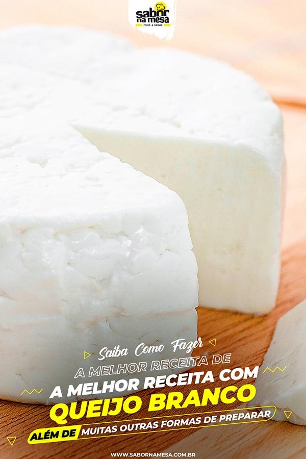 poste no pinterest esta imagem de receita com queijo branco