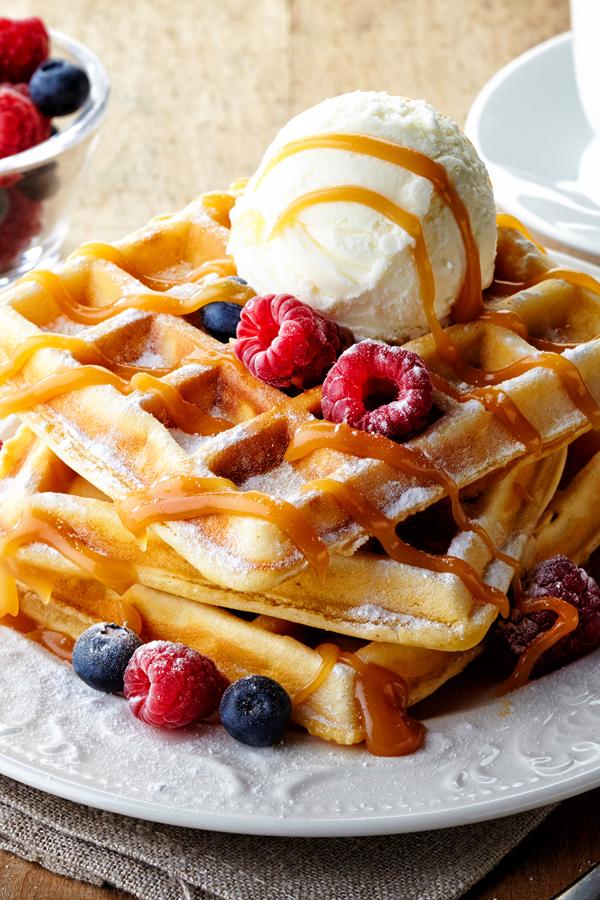 poste no pinterest esta imagem de receita de massa-de-waffle