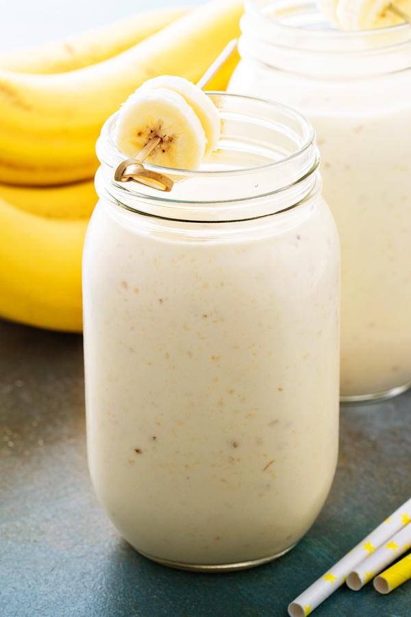 poste no pinterest esta imagem de receita de smoothie-de-banana