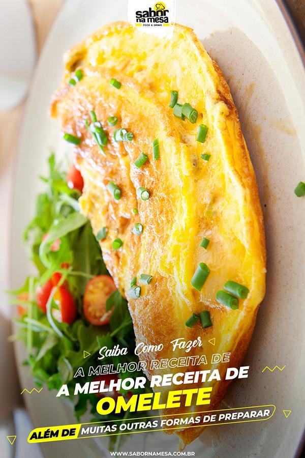 poste no pinterest esta imagem de receita de omelete