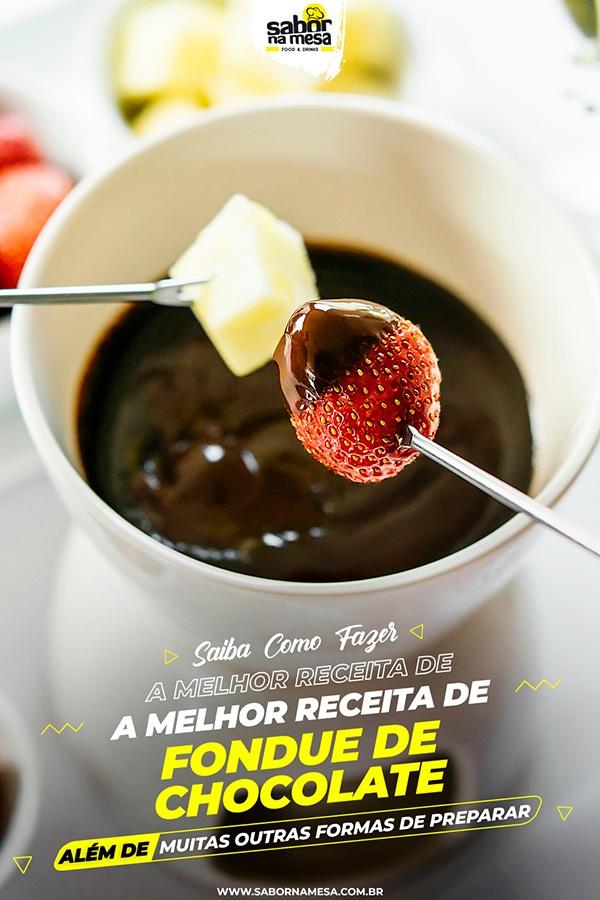 poste no pinterest esta imagem de receita de fondue-de-chocolate