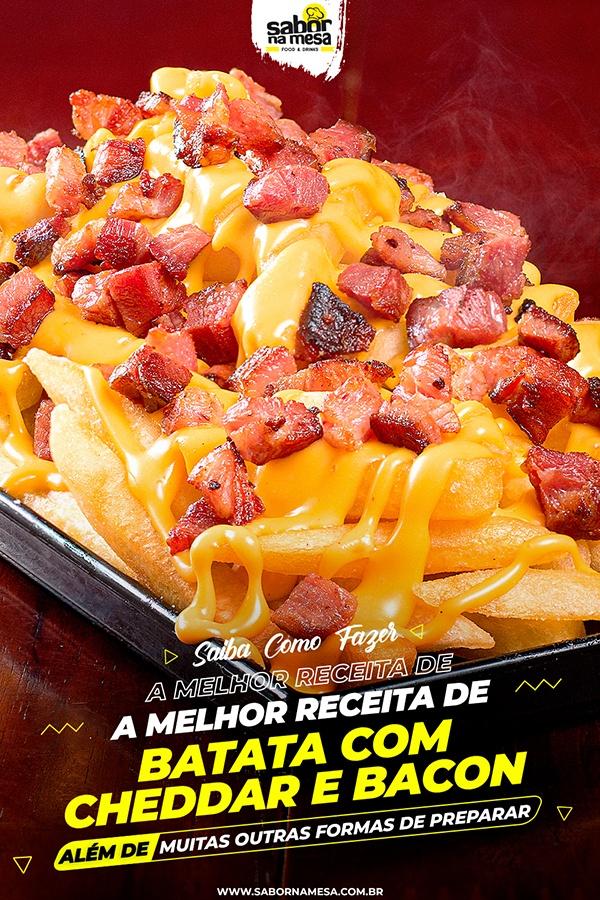 poste no pinterest esta imagem de receita de batata-com-cheddar-e-bacon