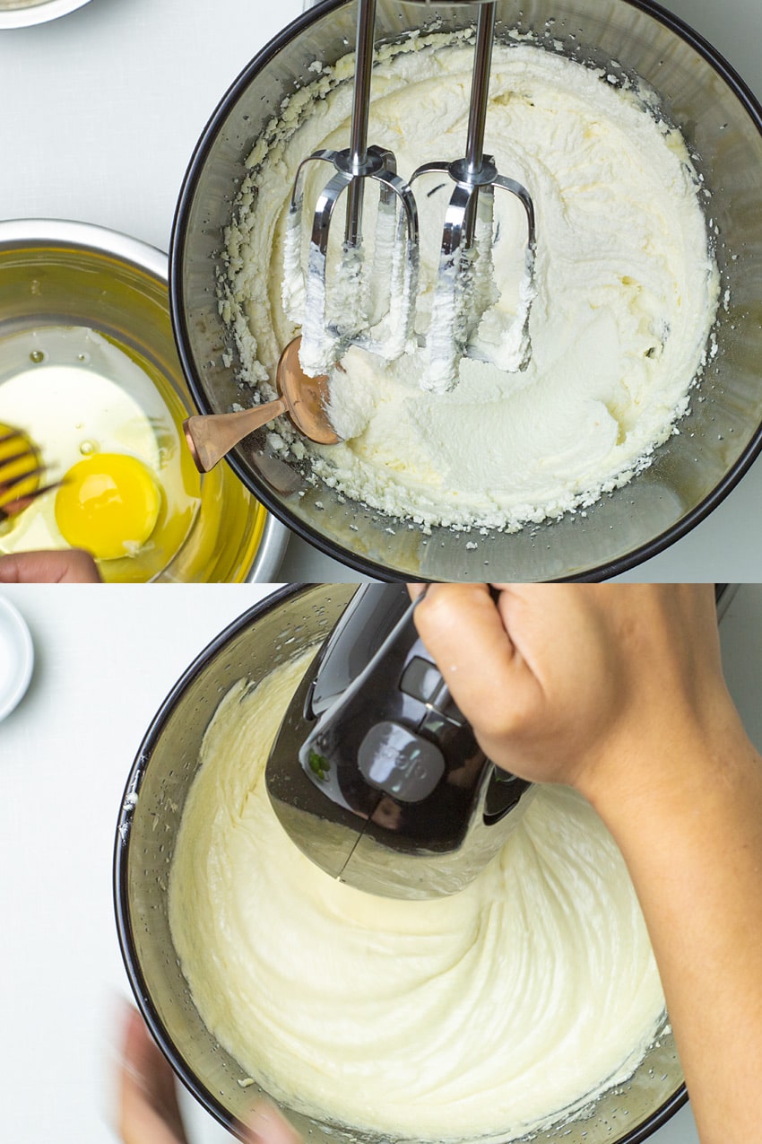 preparando a massa do cupcake na air fryer