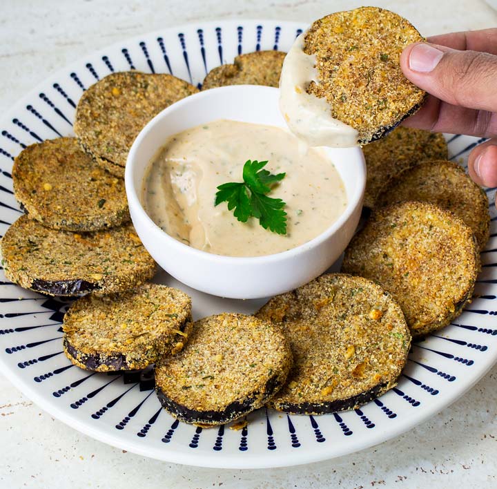 receita de berinjela a empanada a milanesa na airfryer finalizado