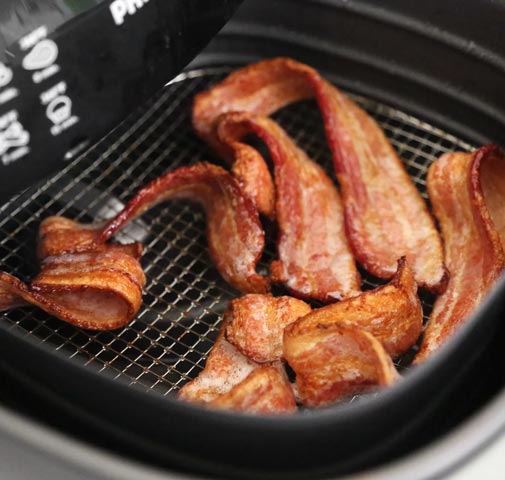 bacon na air fryer