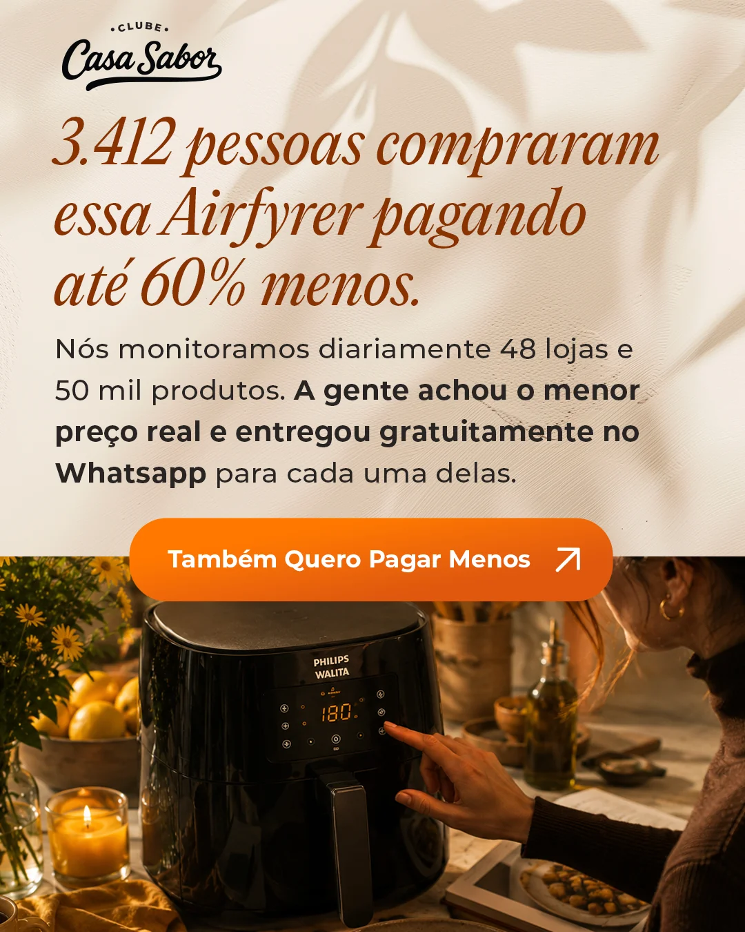 Entrar para o Clube Casa Sabor