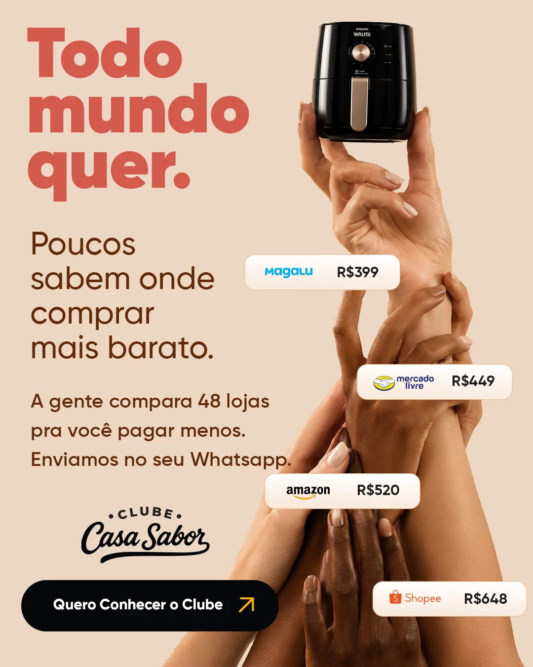 Entrar para o Clube Casa Sabor