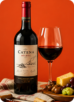 Garrafa de vinho selecionada para acompanhar momentos especiais