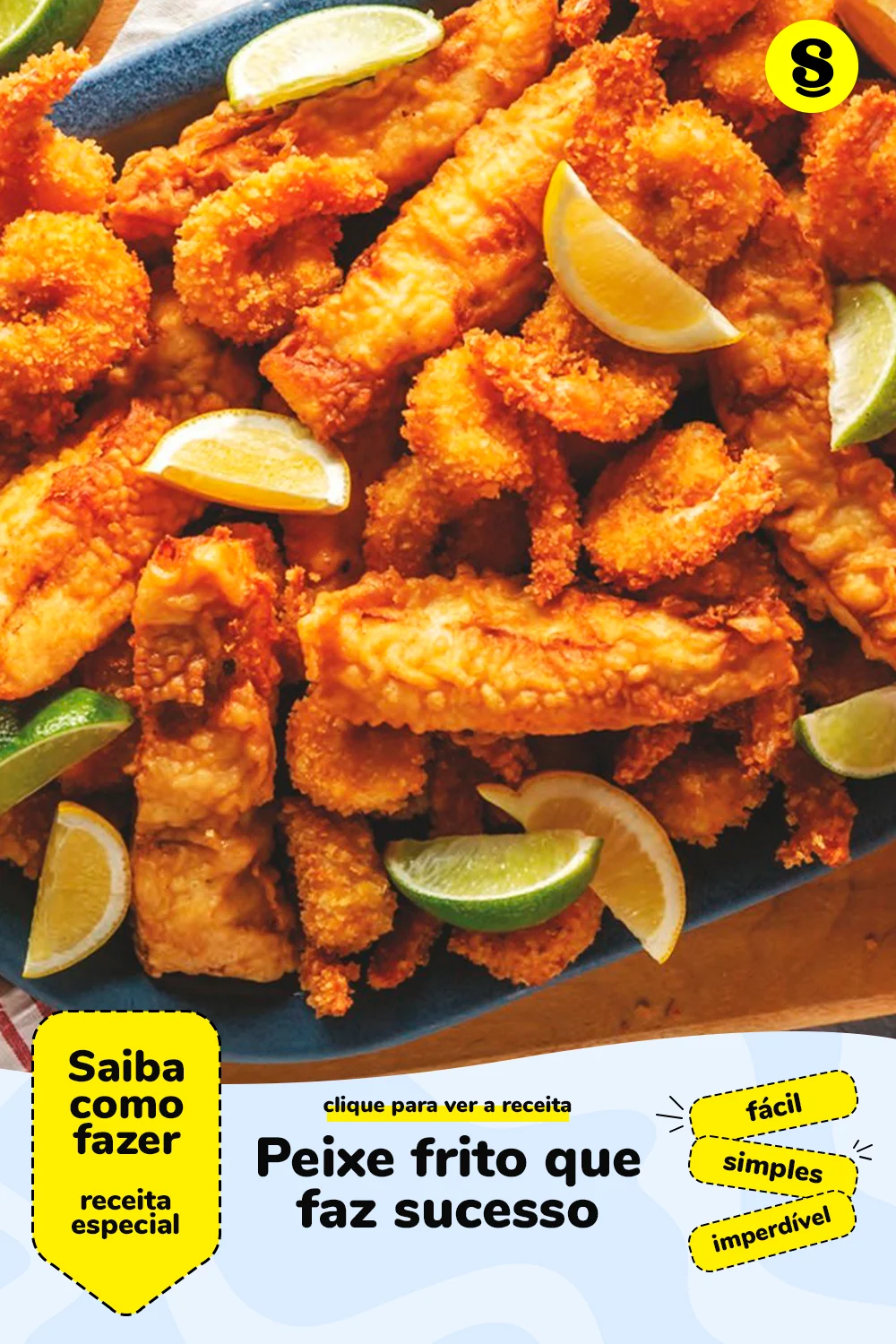 Receita de peixe frito