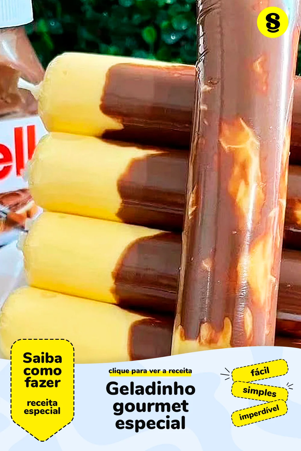 Receita de geladinho gourmet