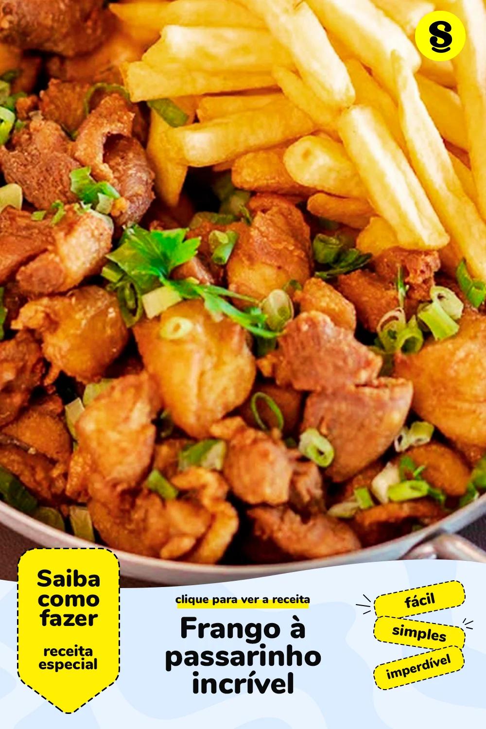Receita de frango à passarinho