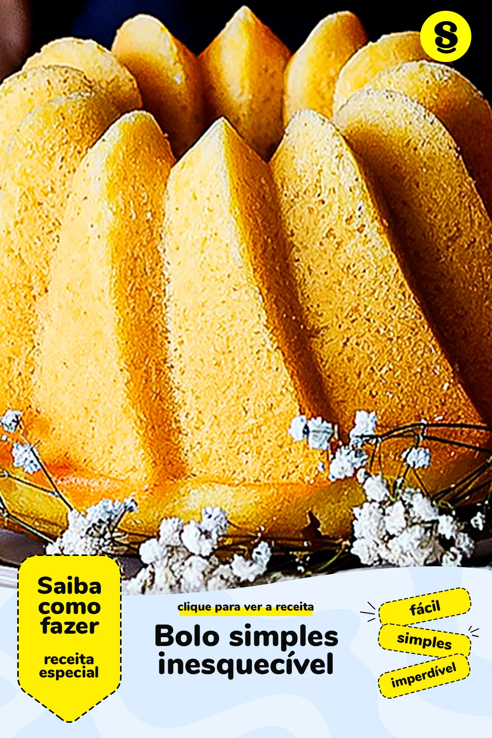 Receita de bolo simples