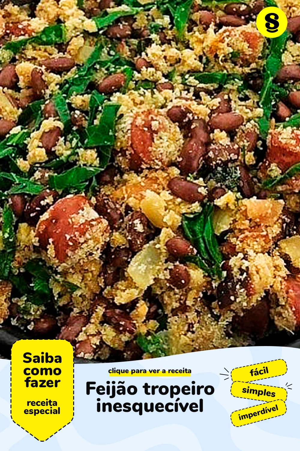 Receita de feijão tropeiro