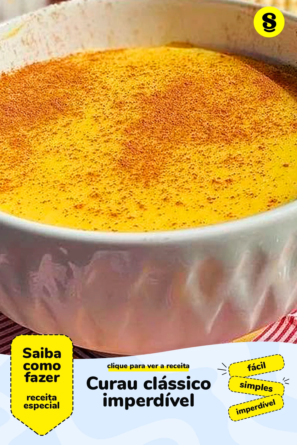 Receita de curau clássico