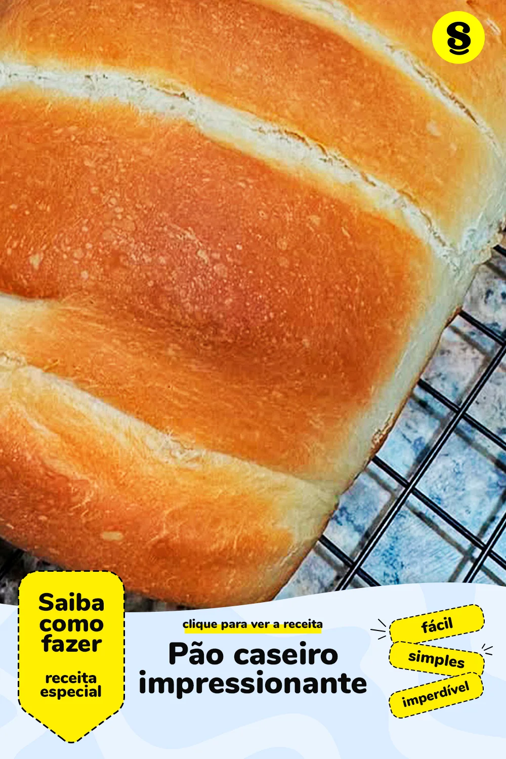 Receita de pão caseiro