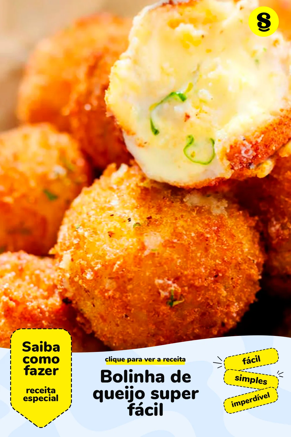 Receita de bolinha de queijo