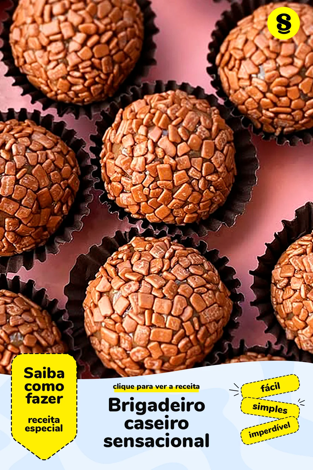 Receita de brigadeiro caseiro