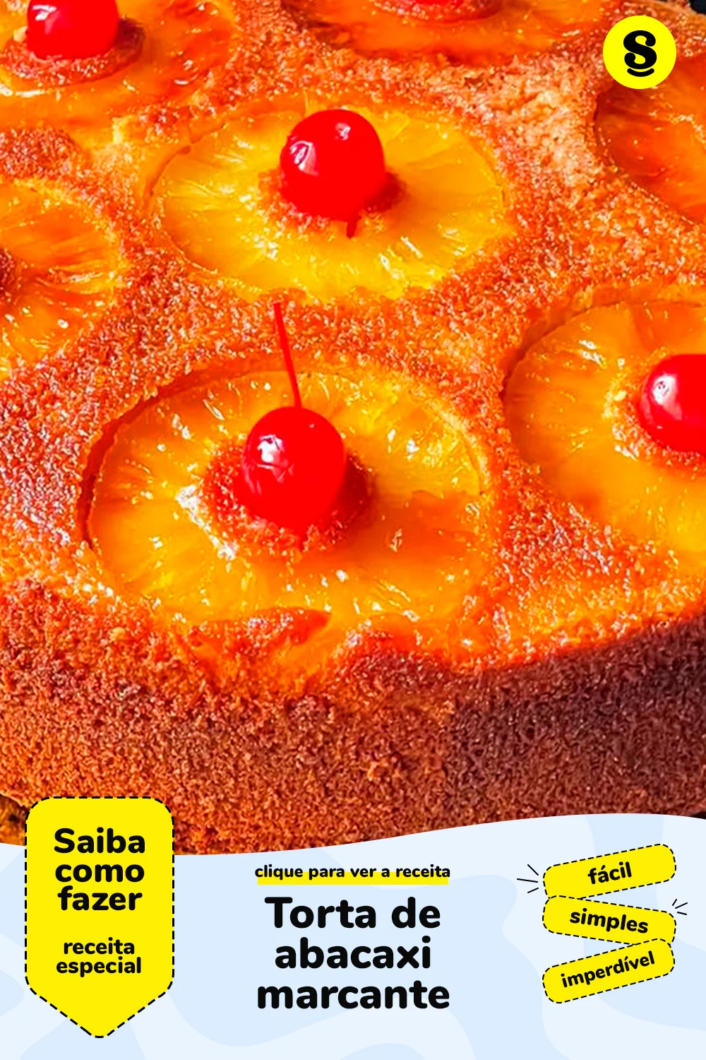 Receita de torta de abacaxi