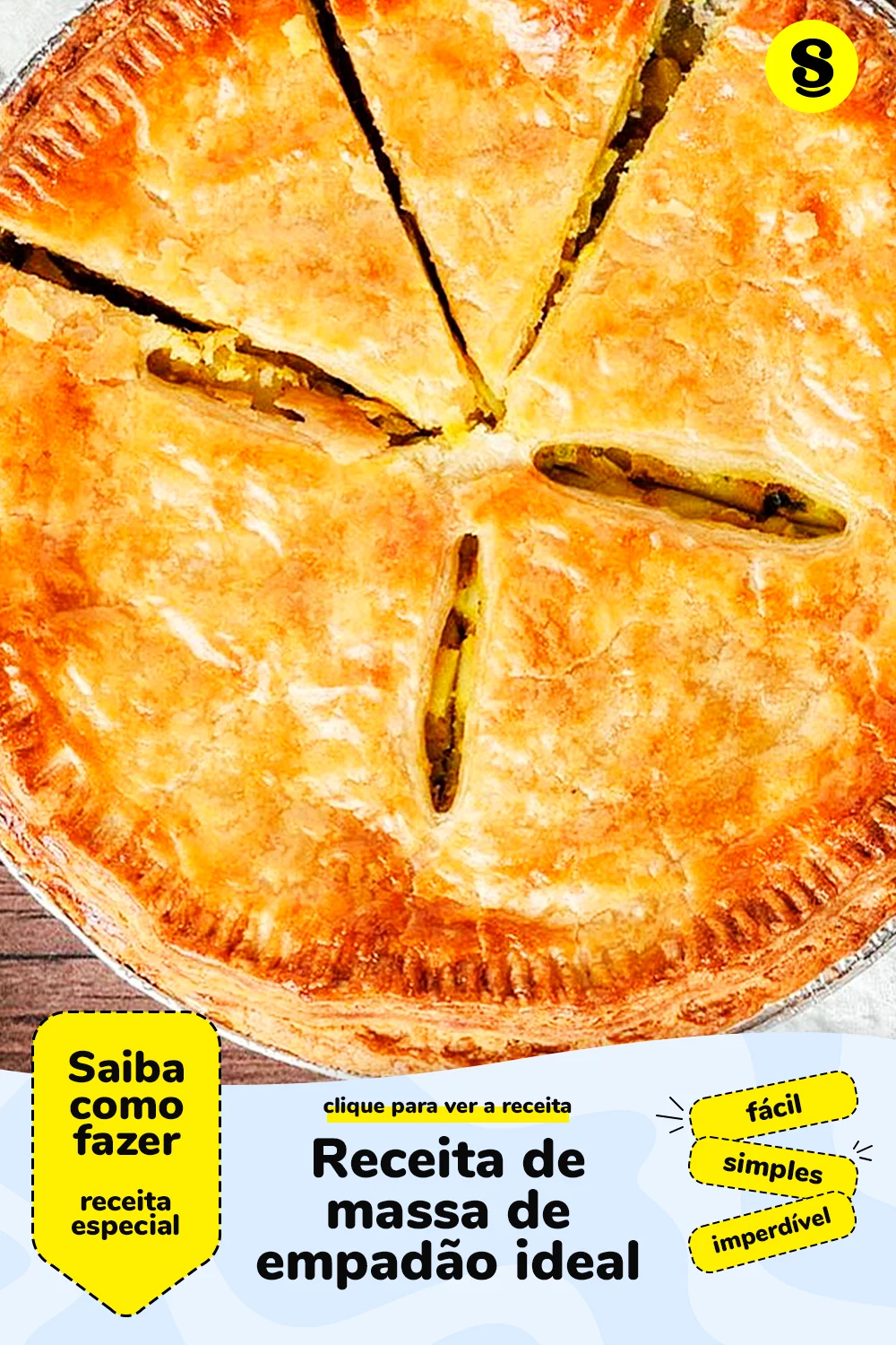 Receita de massa de empadão
