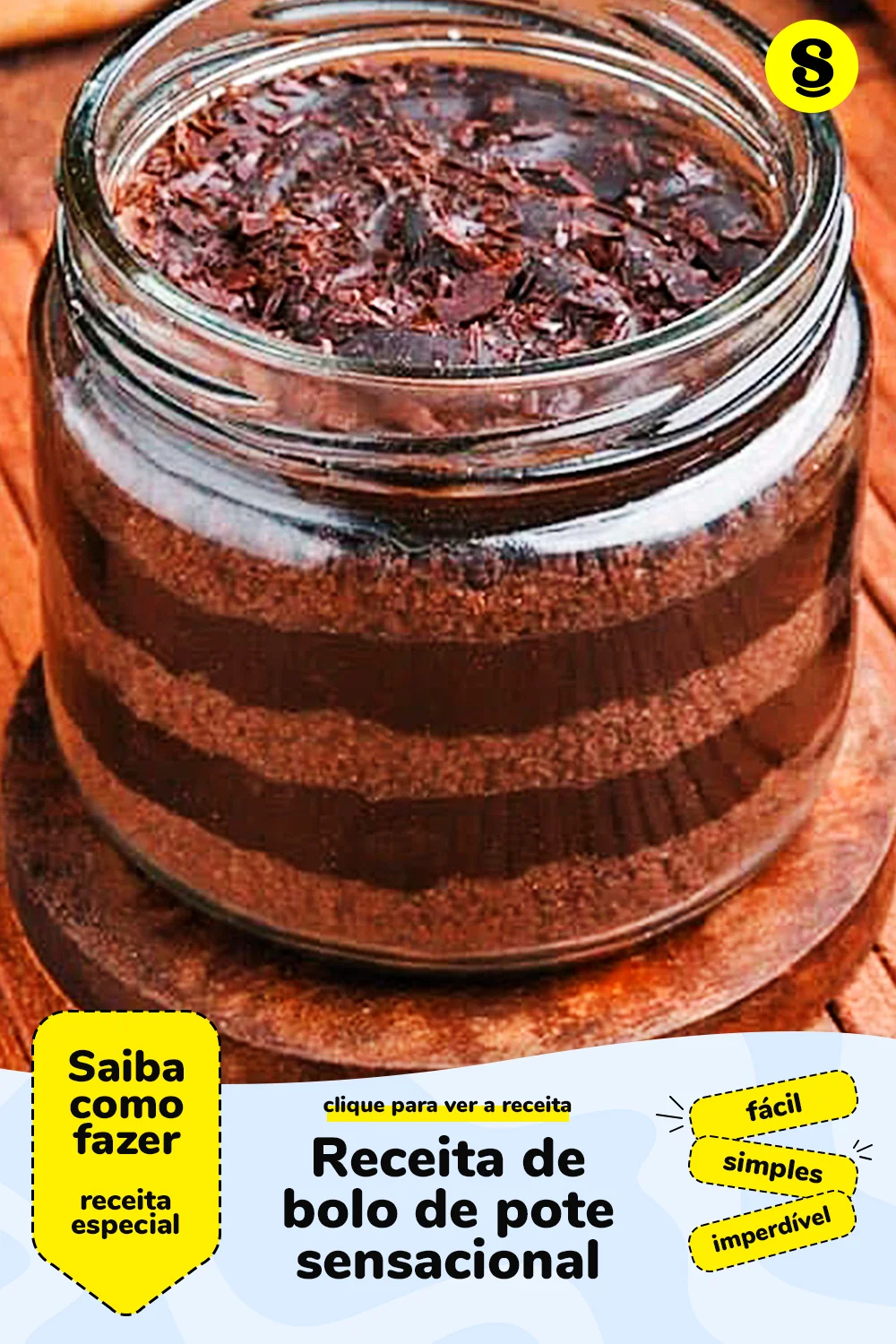 Receita de bolo de pote