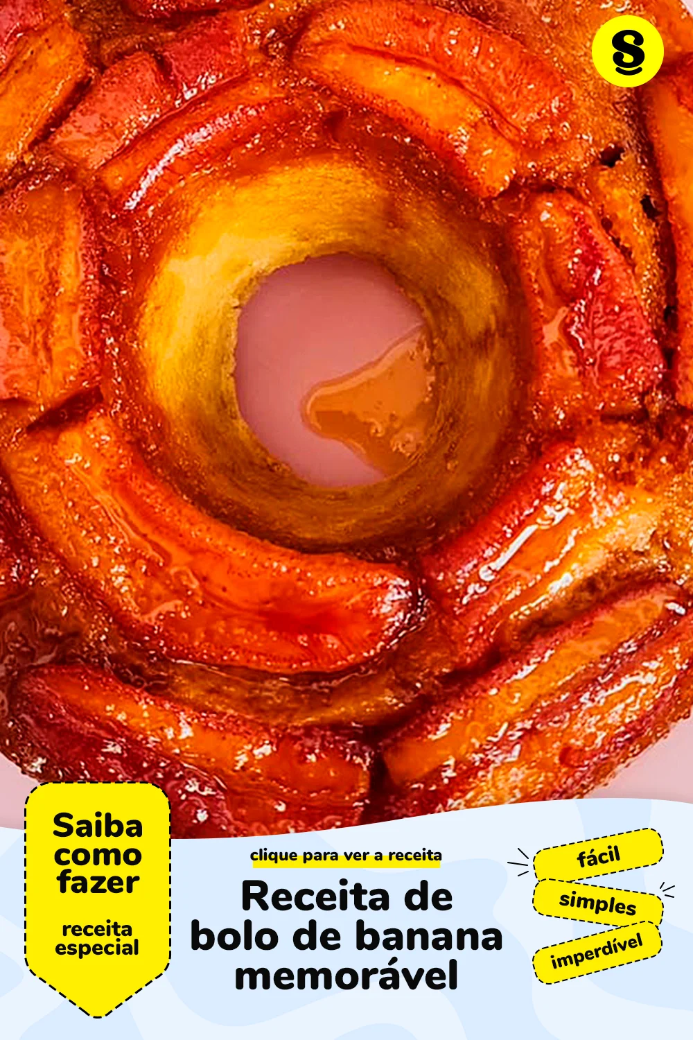 Receita de bolo de banana
