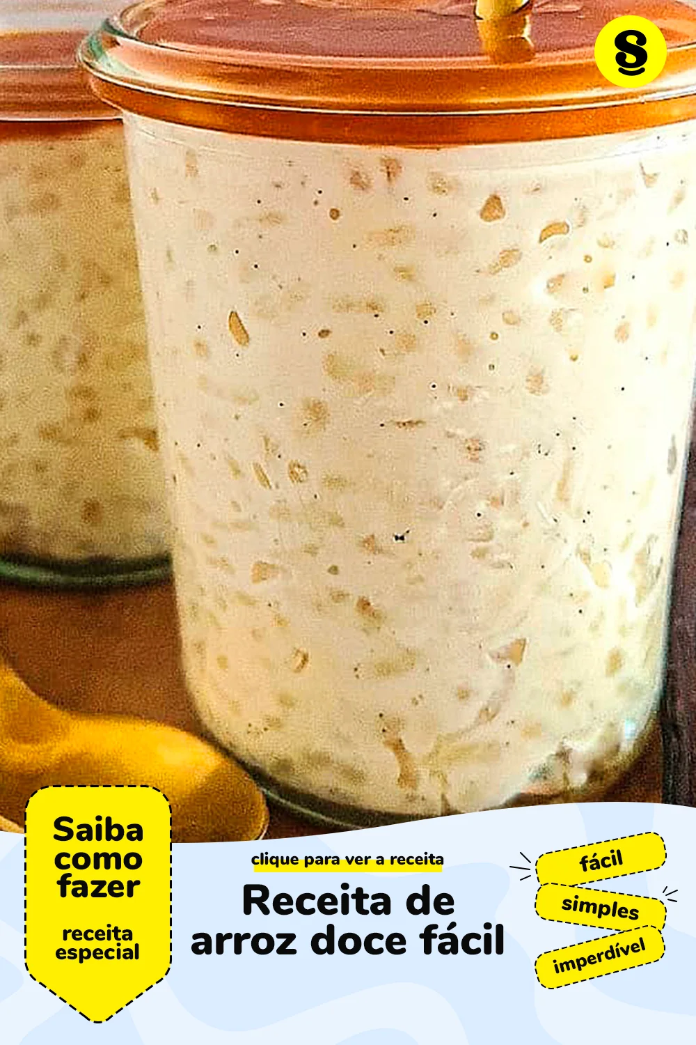 Receita de arroz doce