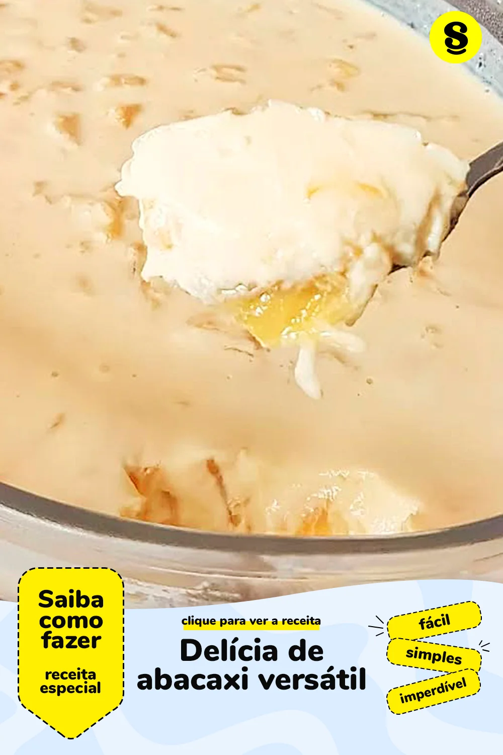 Receita de delícia de abacaxi