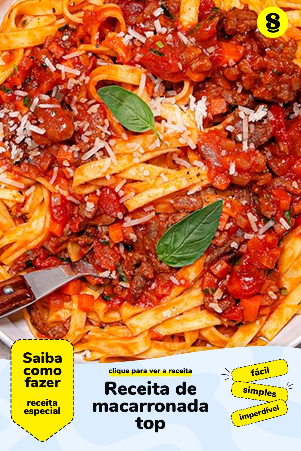 Receita de macarronada Top