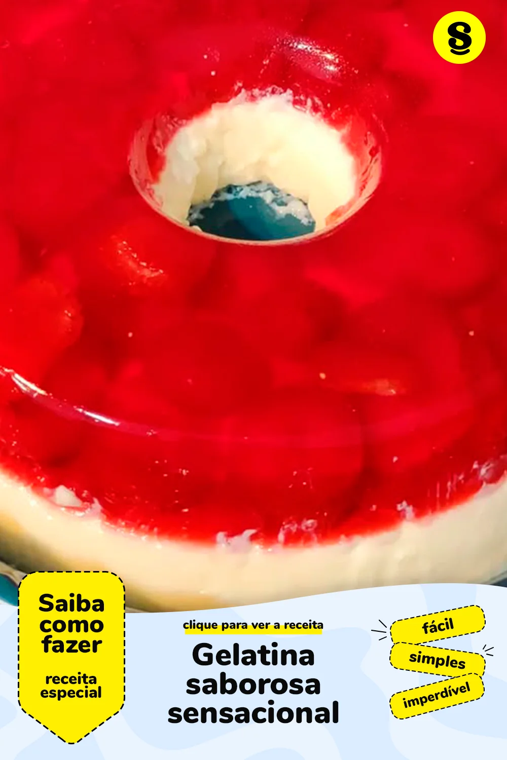 Receita de gelatina saborosa