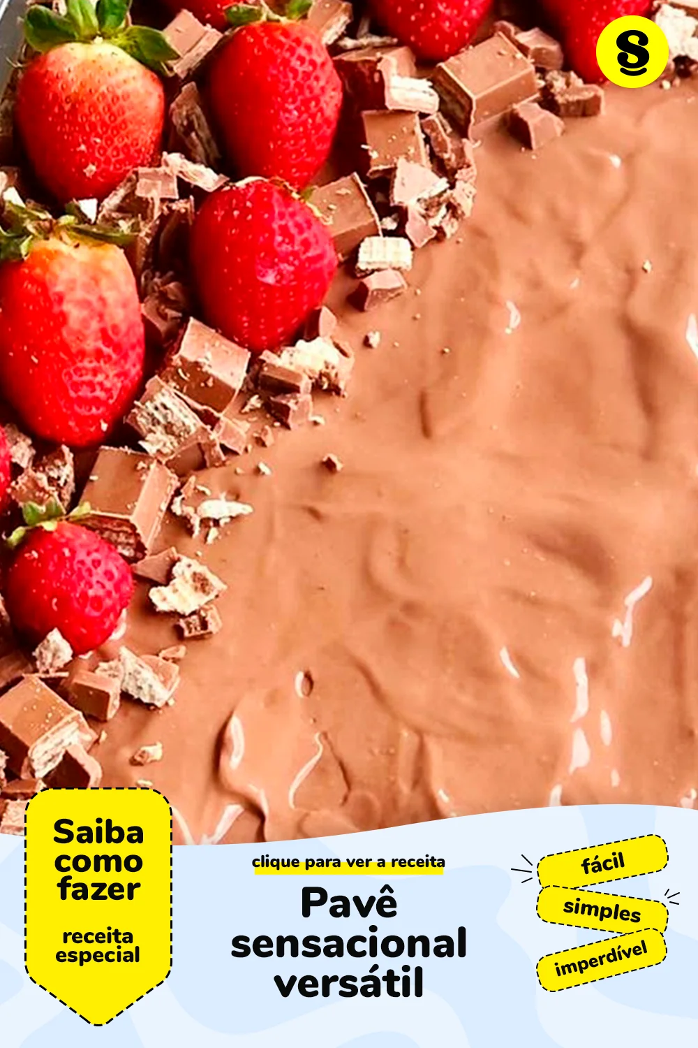 Receita de pavê sensacional