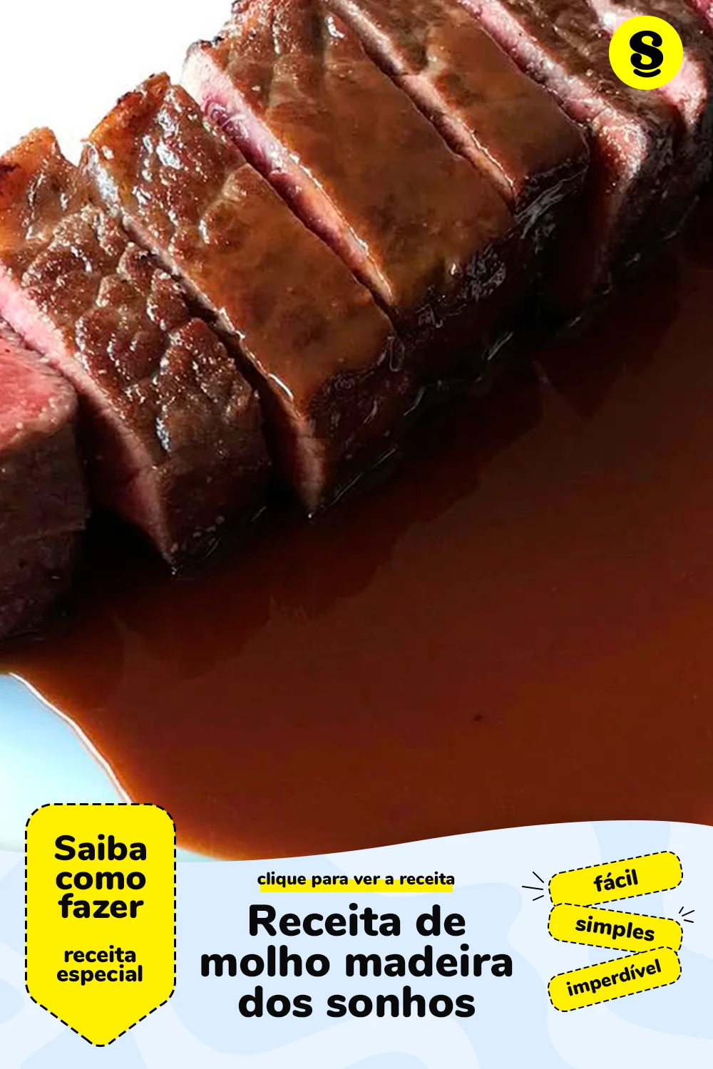 Receita de molho madeira