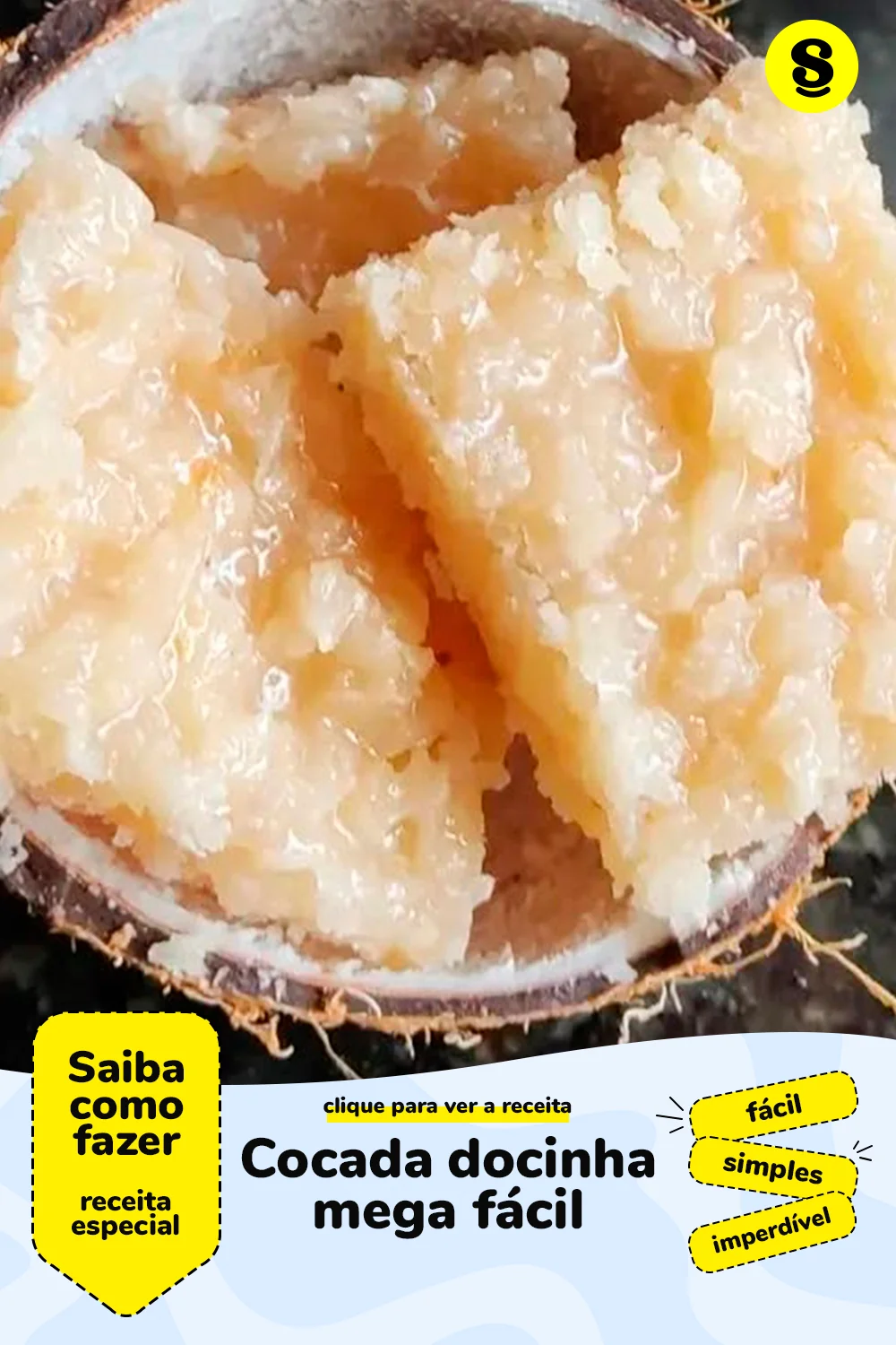 Receita de cocada docinha