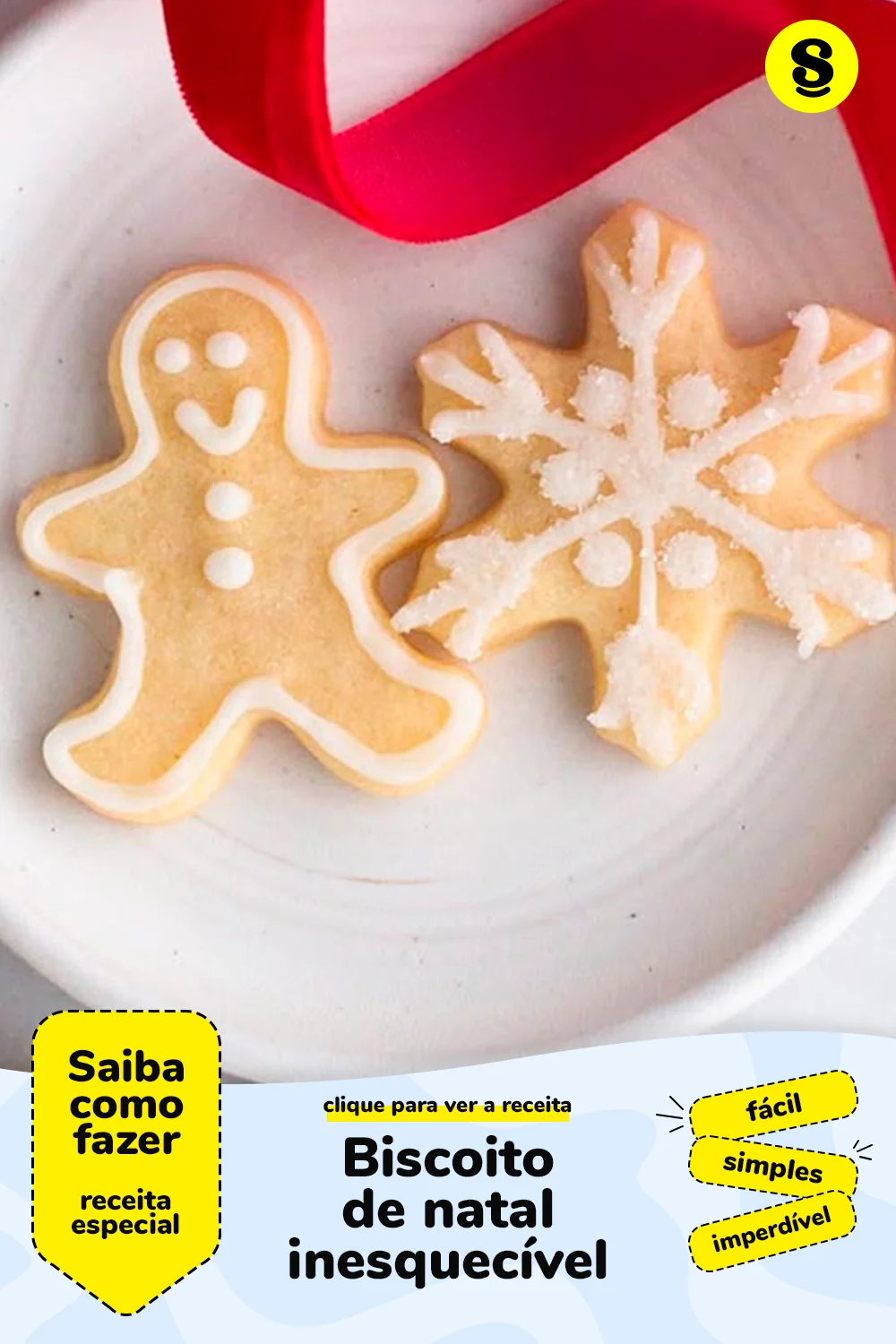 Receita de biscoito de Natal