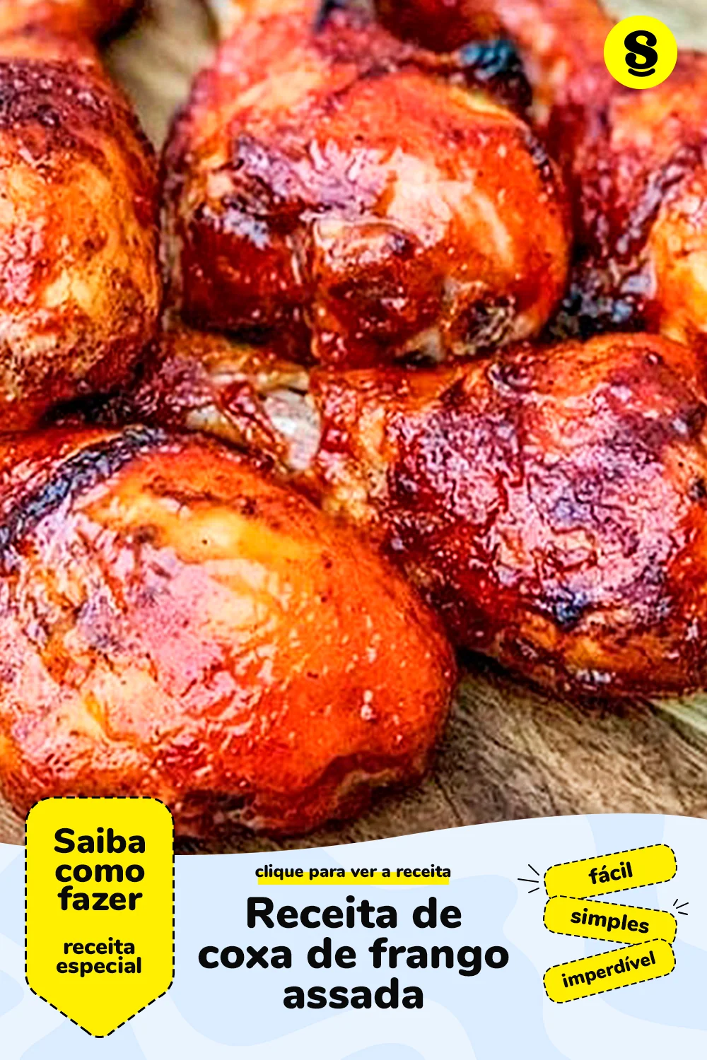 Receita de coxa de frango assada