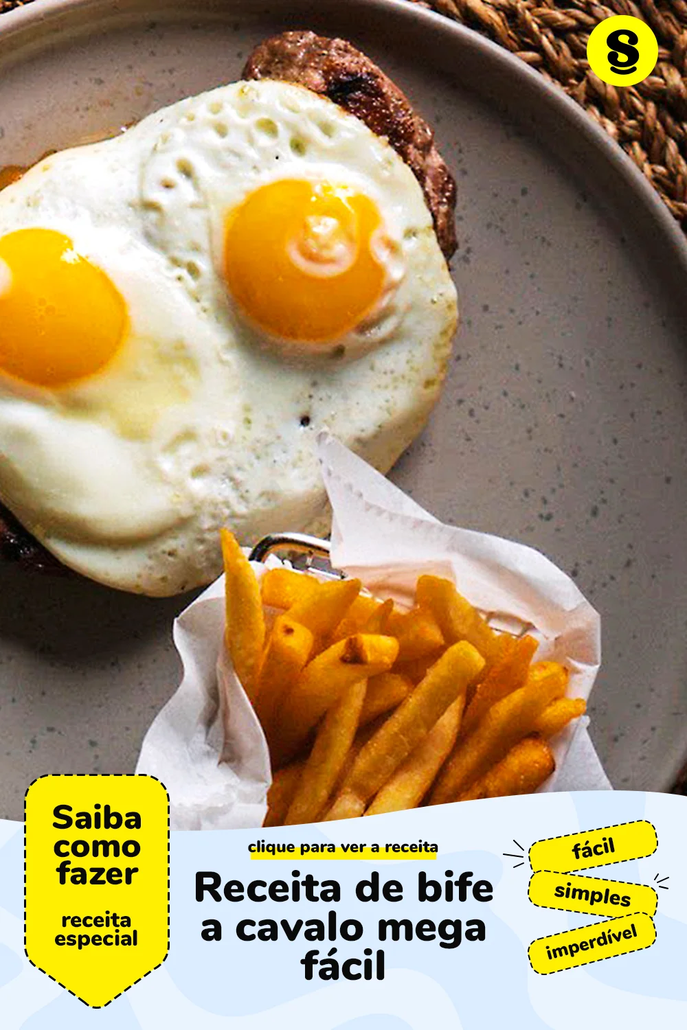 Receita de bife a cavalo