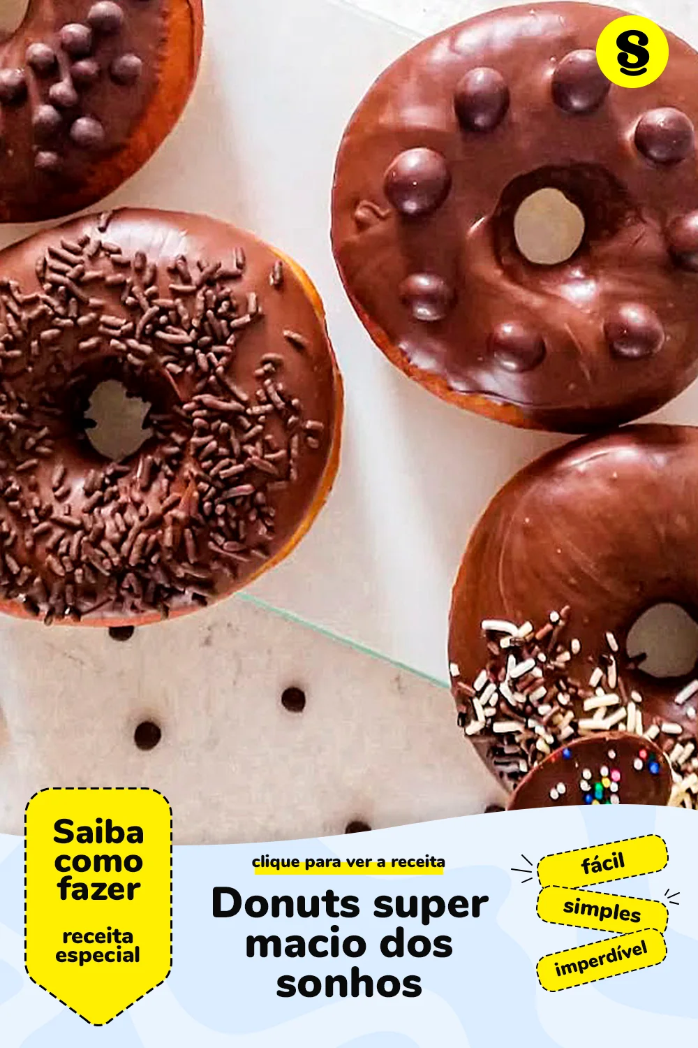 Receita de donuts super macio