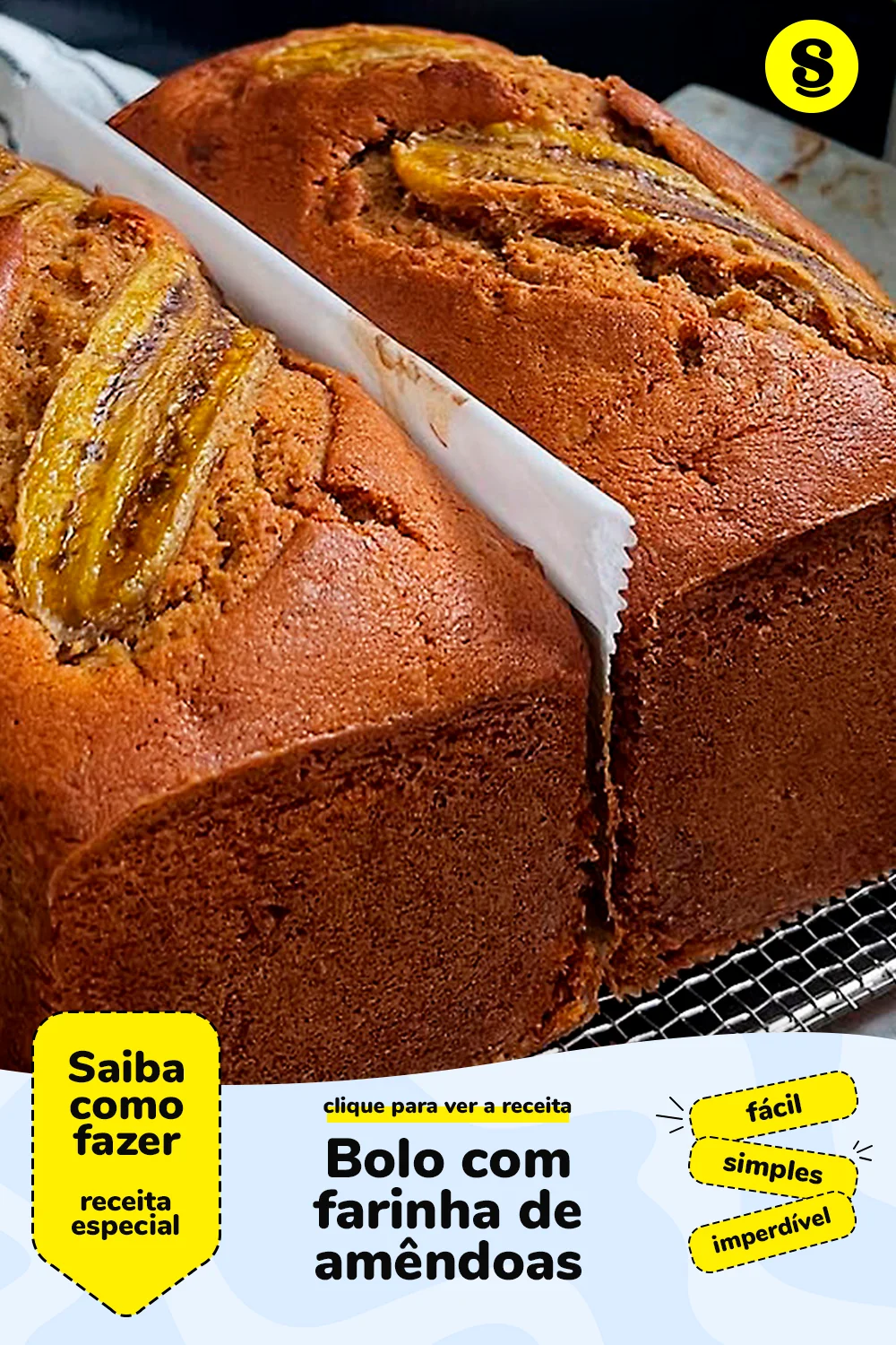Receita de bolo com farinha de amêndoas