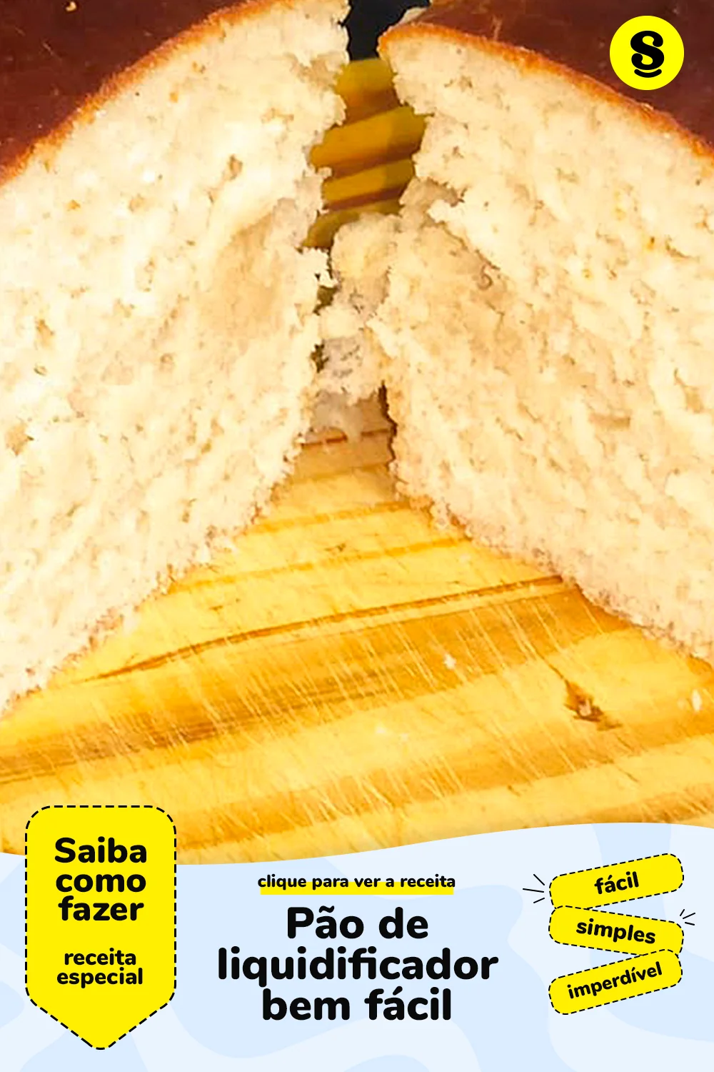 Receita de pão de liquidificador