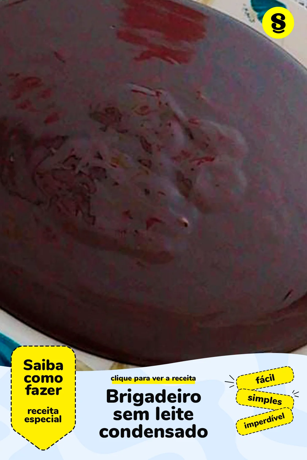 Receita de brigadeiro sem leite condensado
