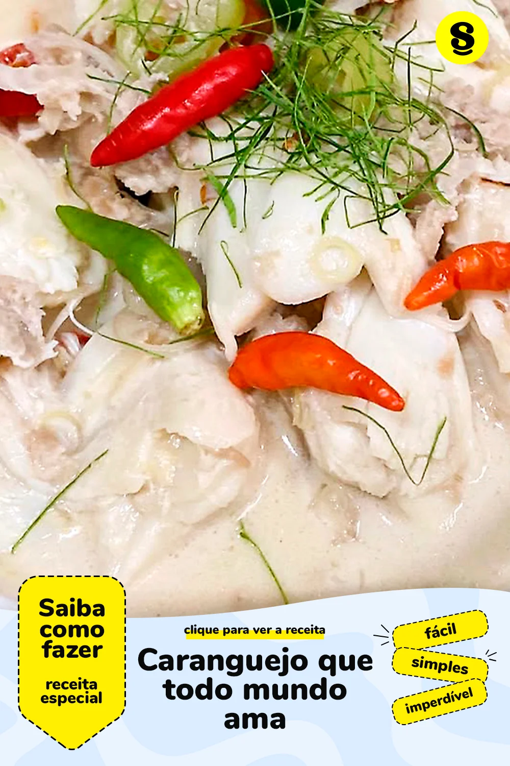 Receita de caranguejo