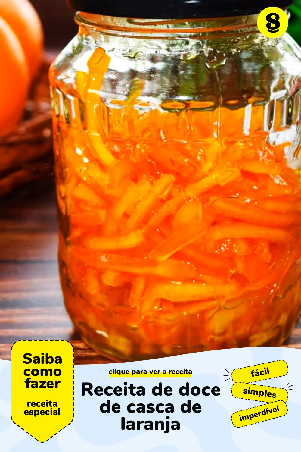 Receita de doce de casca de laranja