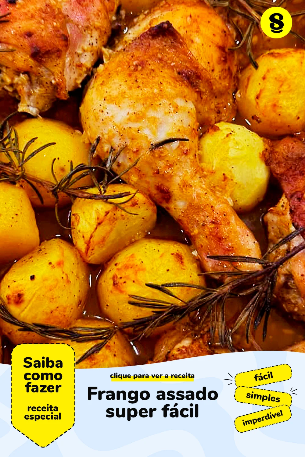 Receita de frango assado