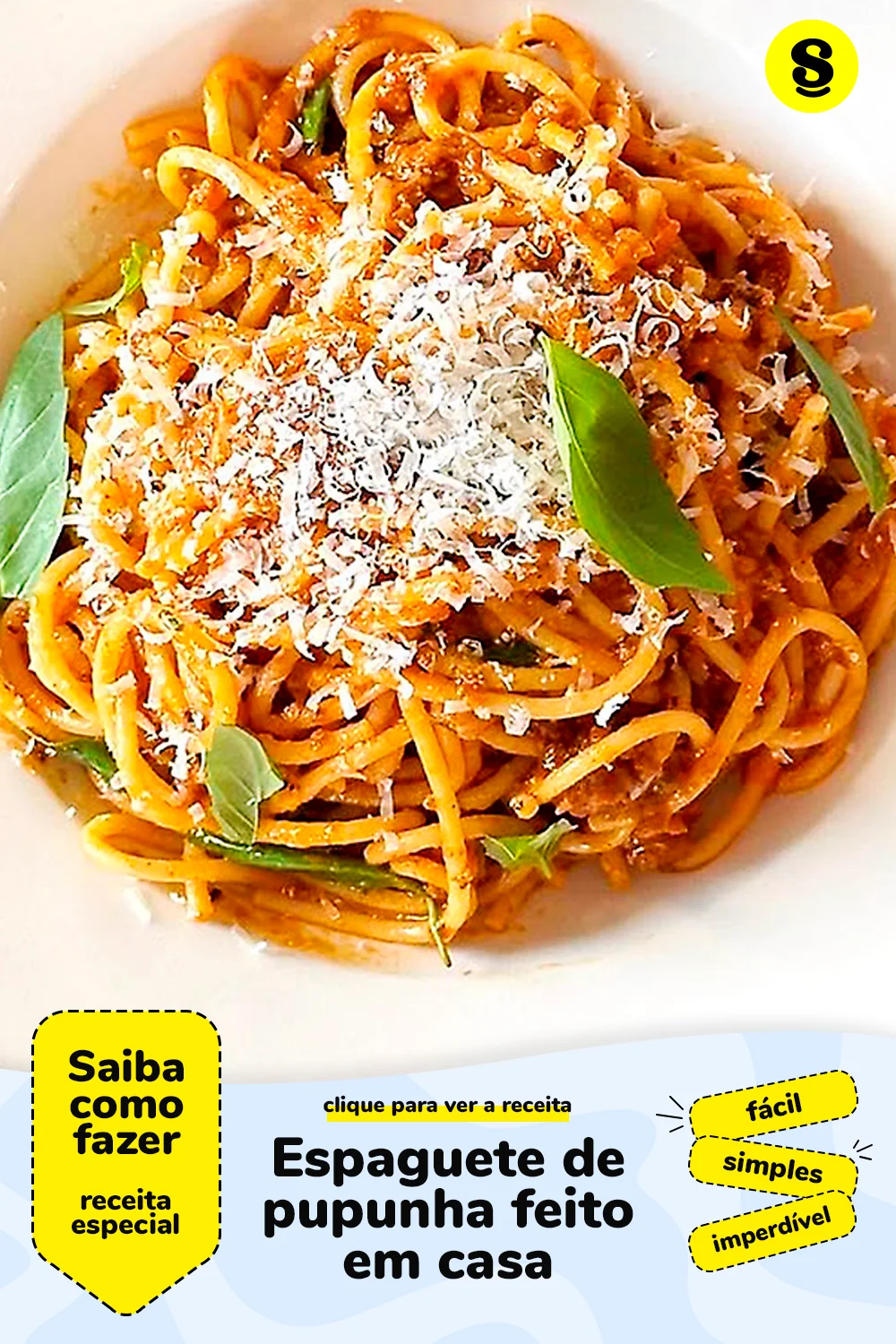 Receita de espaguete de pupunha