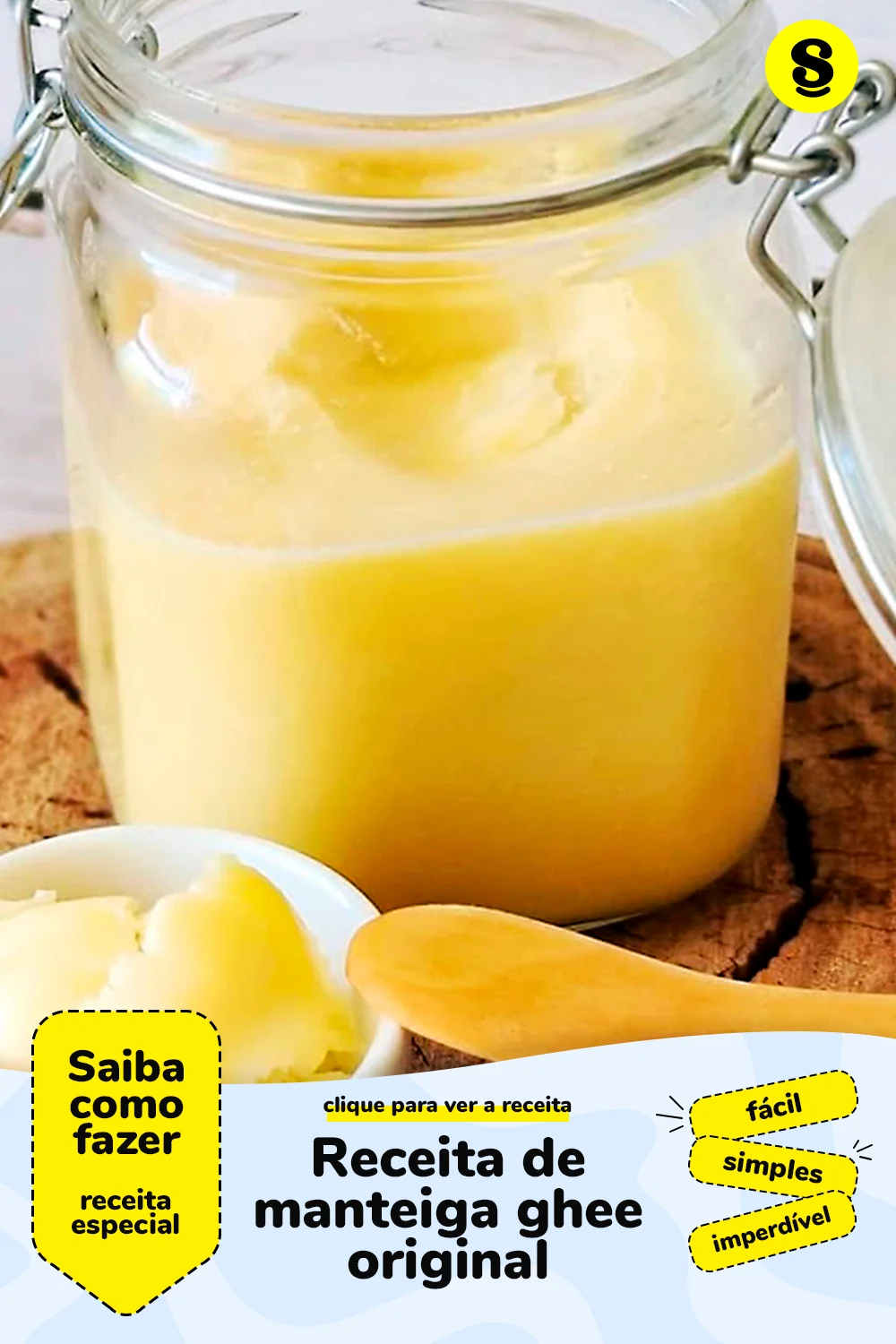 Receita de manteiga ghee