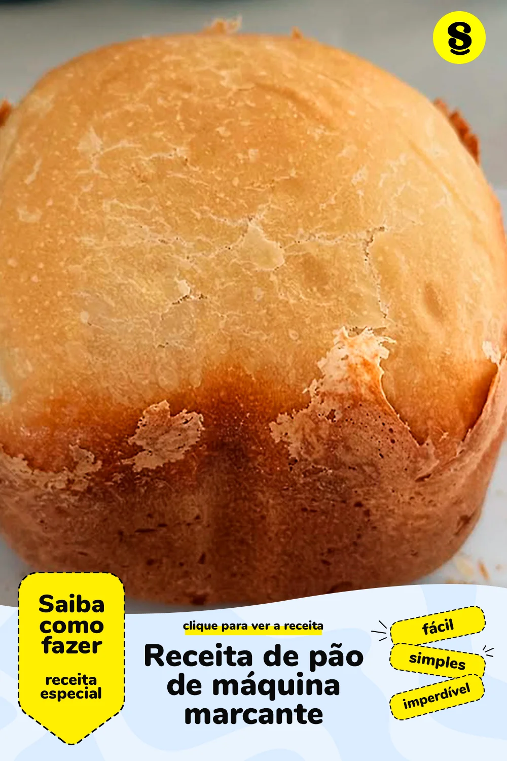 Receita de pão de máquina