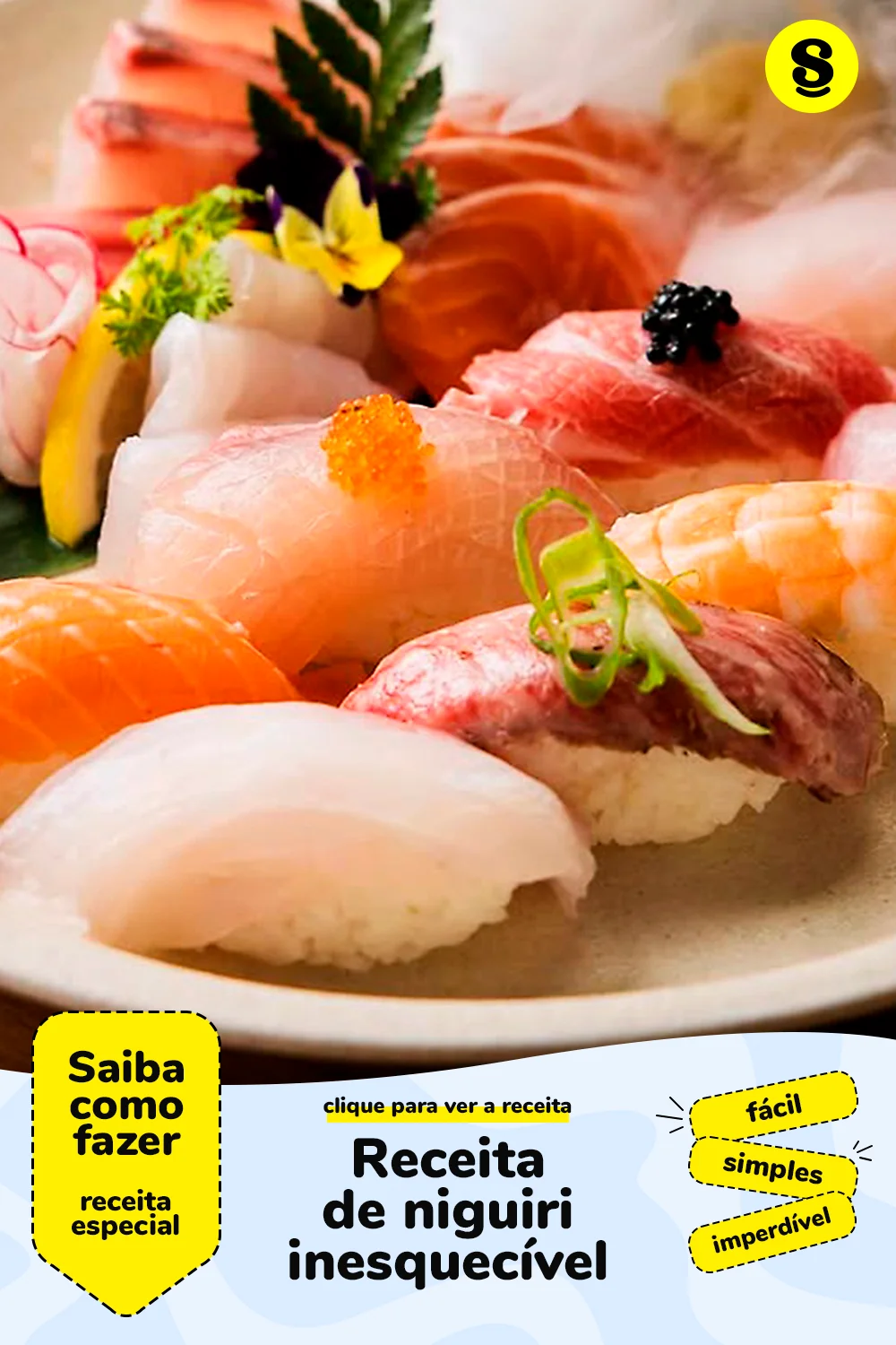 Receita de niguiri