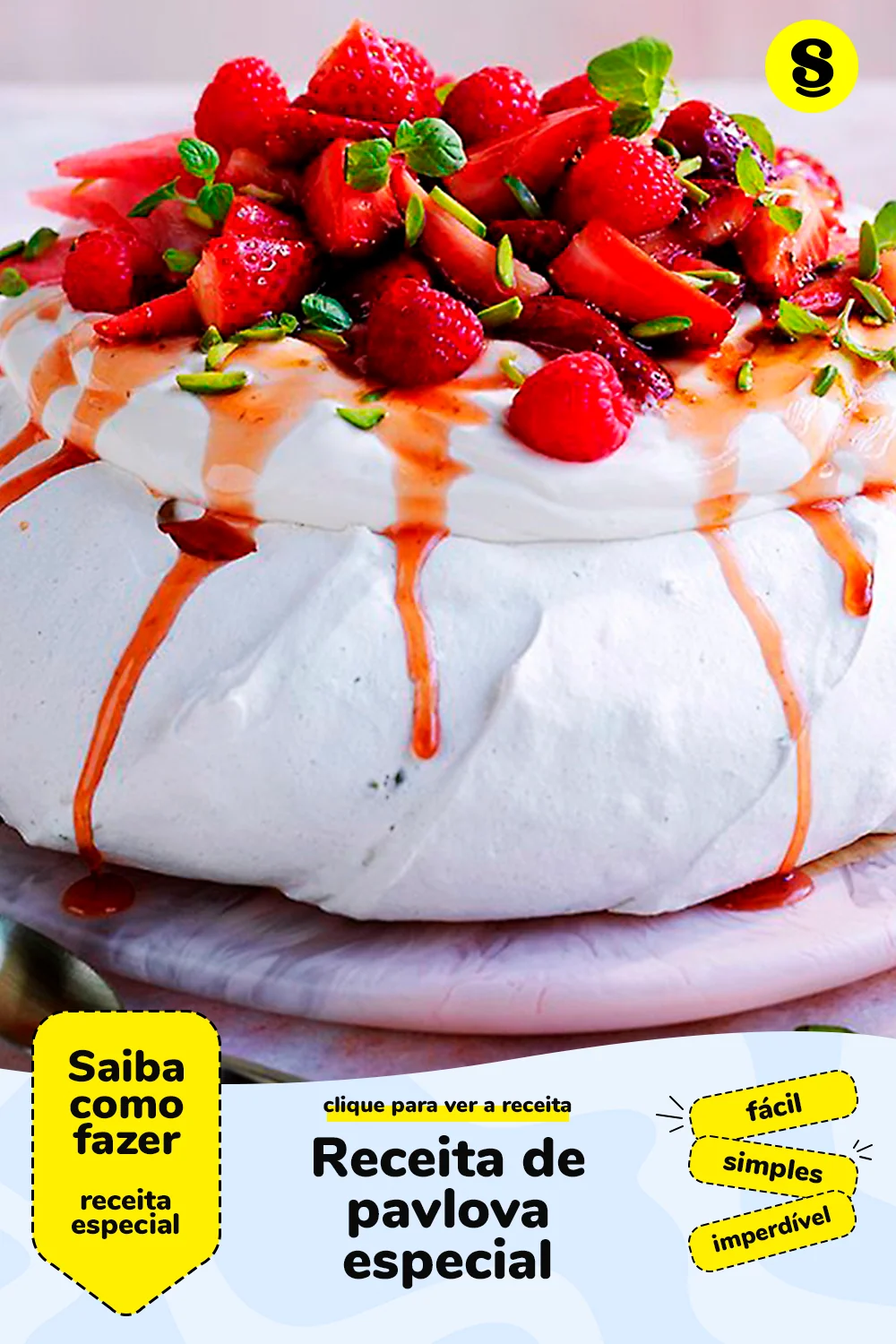 Receita de pavlova