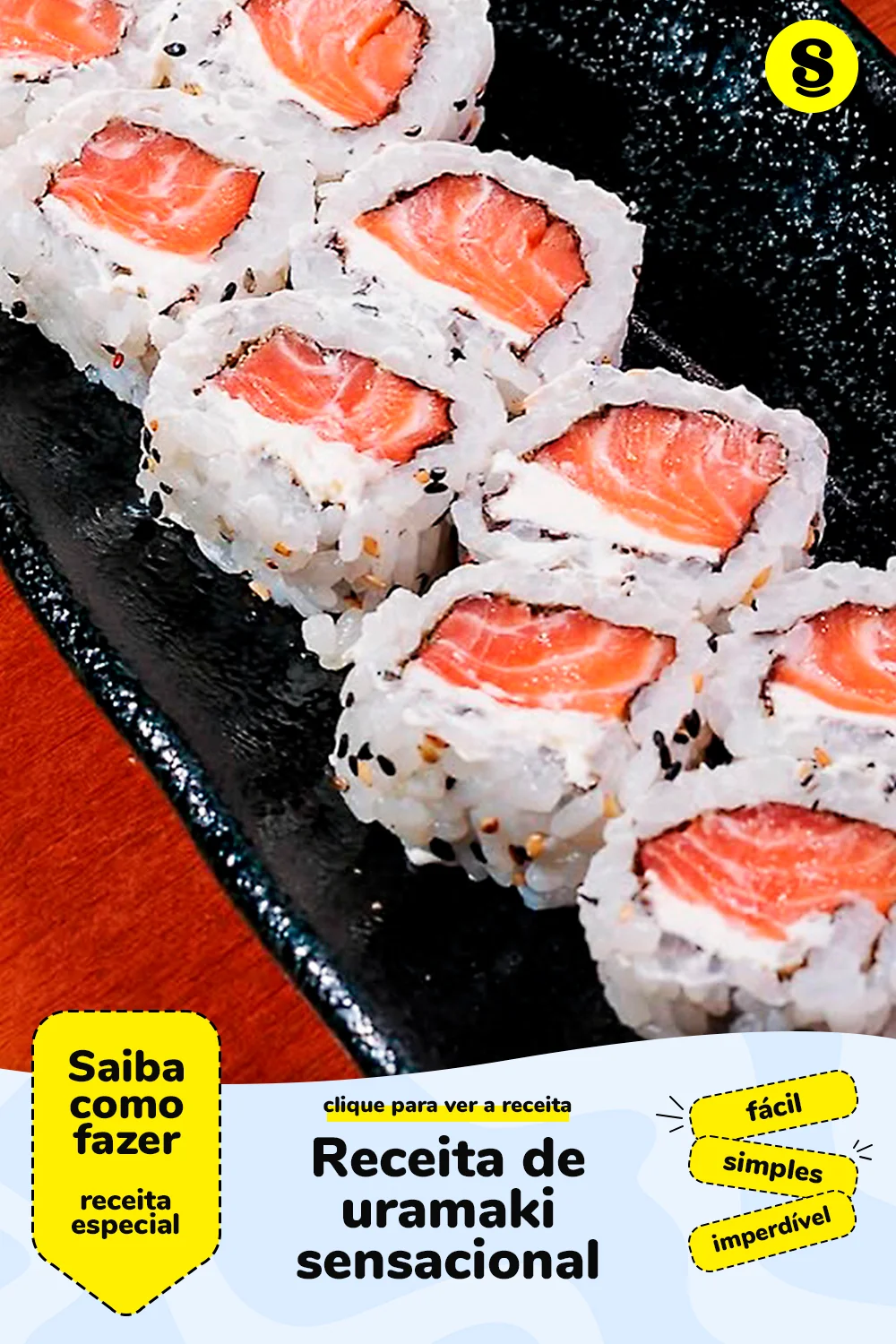 Receita de uramaki