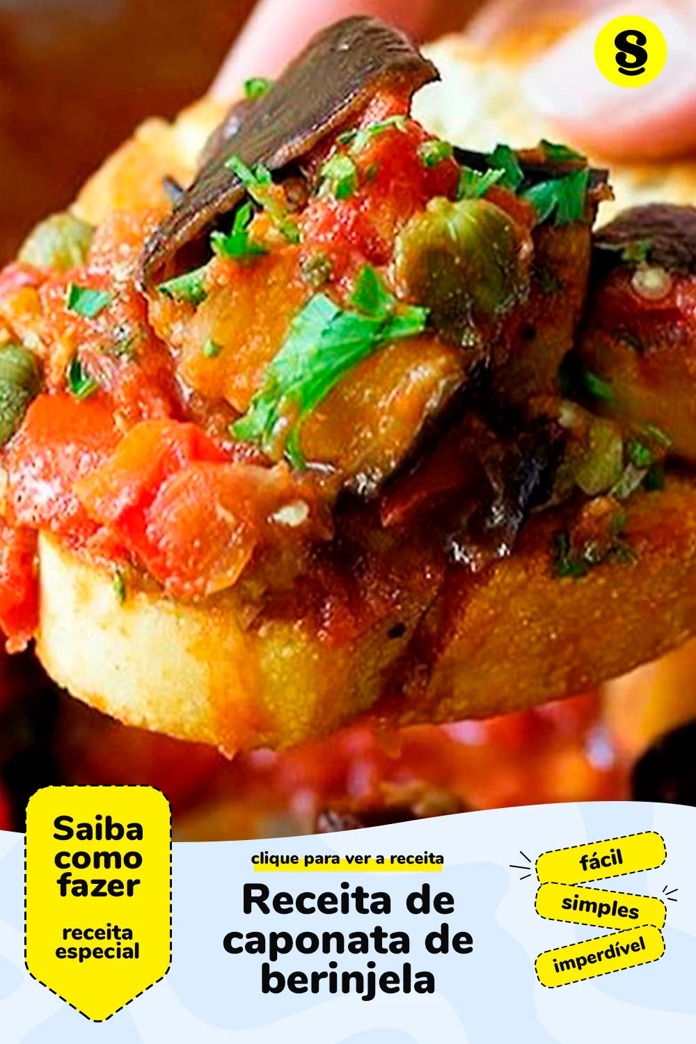 Receita de caponata de berinjela