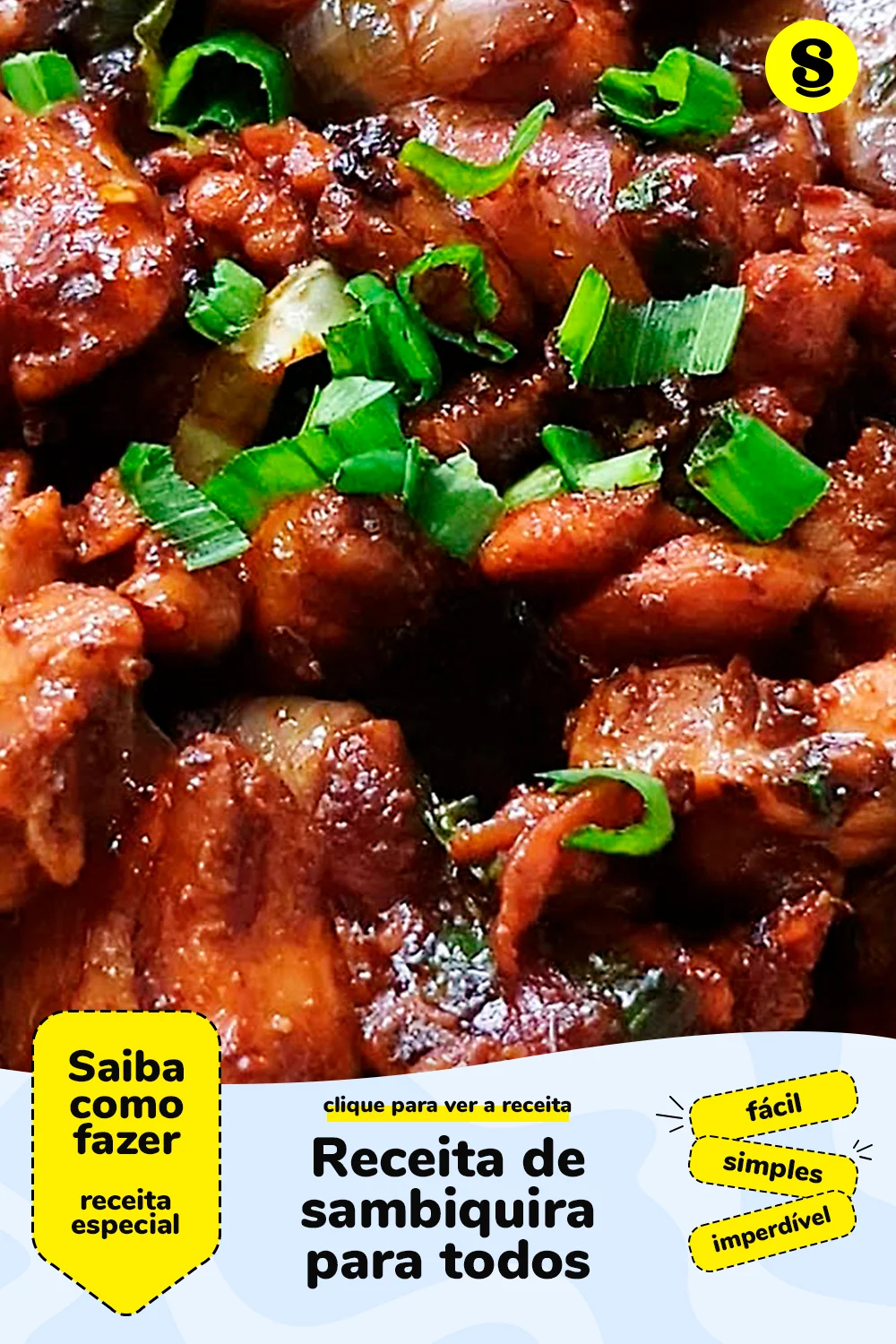 Receita de sambiquira